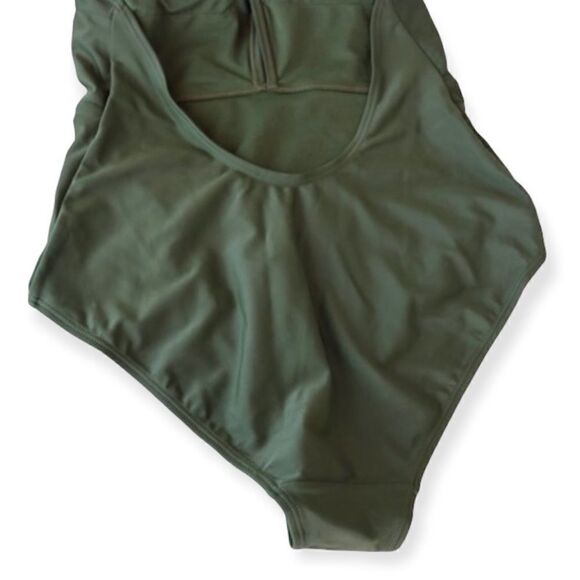 Ted Baker Pikaa Khaki Green Halter Swimsuit Size 10 New - Picture 6 of 11